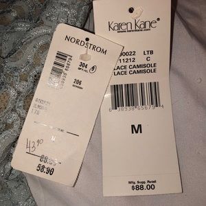 Karen Kane Tops - Stunning ice blue lace camisole Karen Kane Tops - Stunning ice blue lace camisole